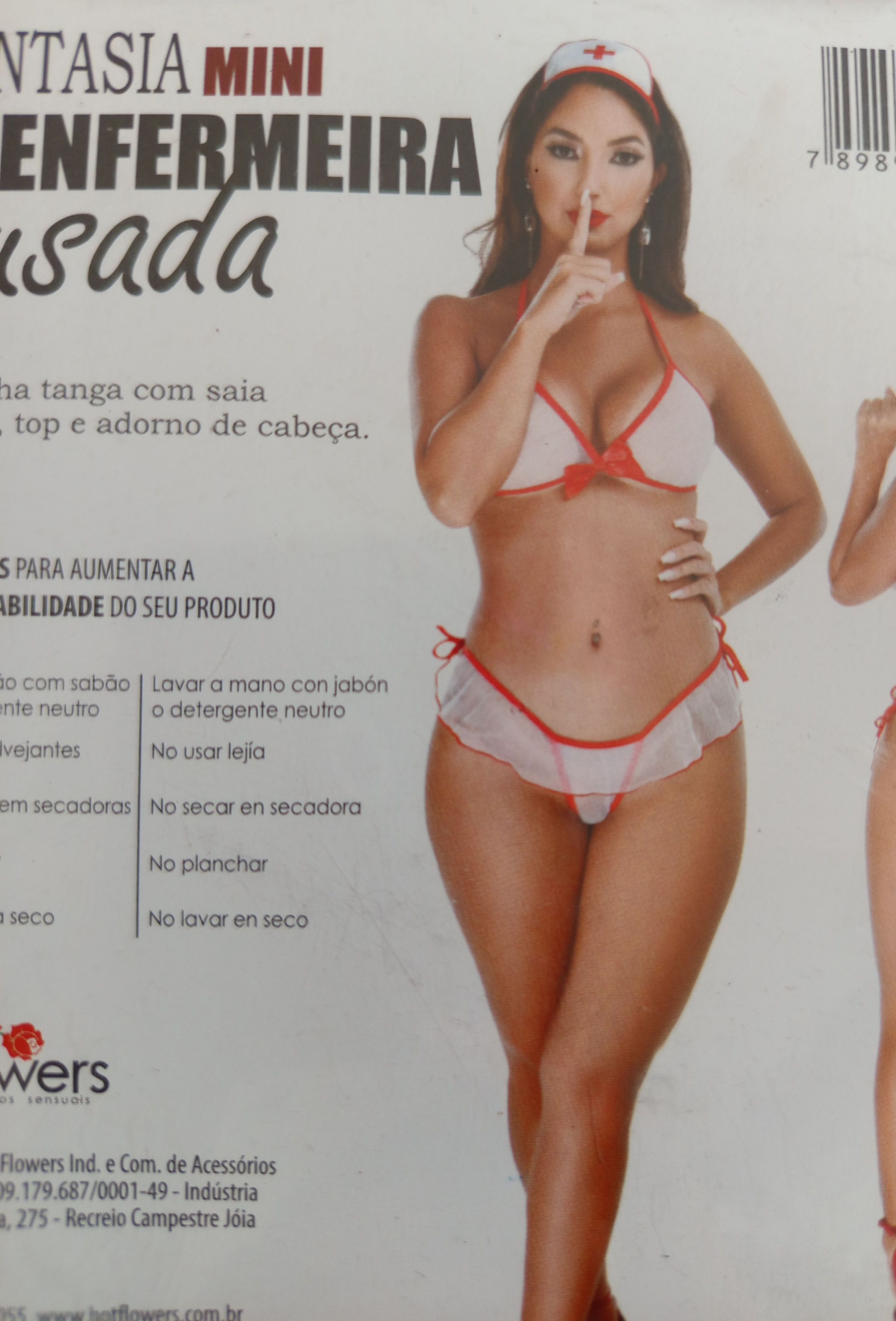 Fantasia Enfermeira Hot flowers